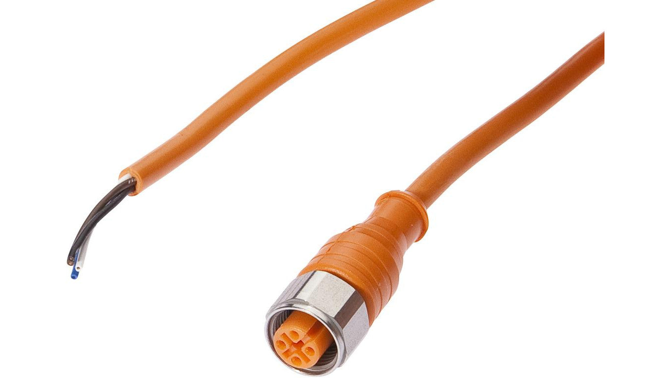 Kabel połączeniowy, 5 m, gniazdo M12 4-stykowe proste, wolny koniec kabla, PVC VK50A165