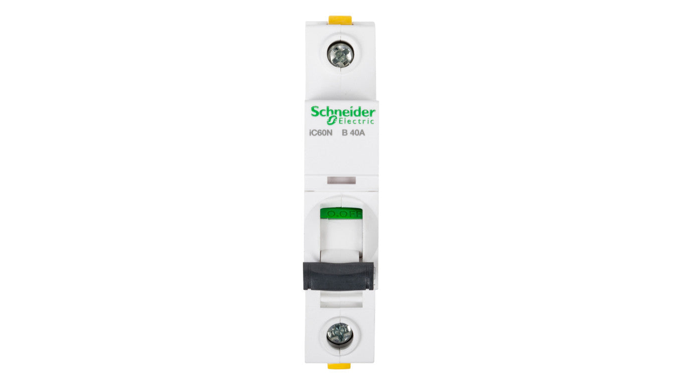 Wyłącznik nadprądowy 1P B 40A 6kA AC iC60N-B40 Acti9 A9F03140