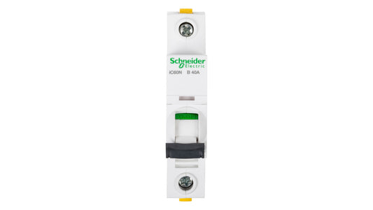 Wyłącznik nadprądowy 1P B 40A 6kA AC iC60N-B40 Acti9 A9F03140