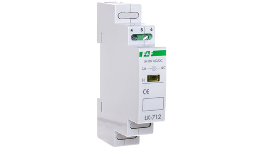 Lampka modułowa 1-fazowa żółta 5-10V AC/DC LK-712Y-5-10V