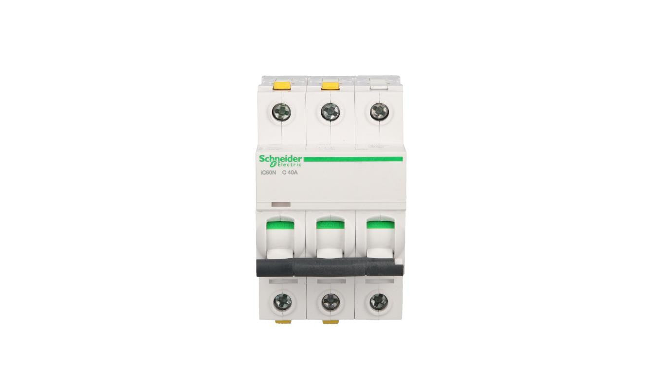 Wyłącznik nadprądowy 3P C 40A 6kA AC iC60N-C40-3 Acti9 A9F04340