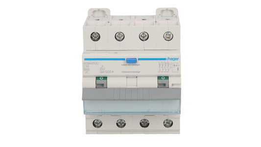 Wyłącznik różnicowo-nadprądowy RCBO 4P C10A 0,03A Typ A 6kA RCBO ADM460C