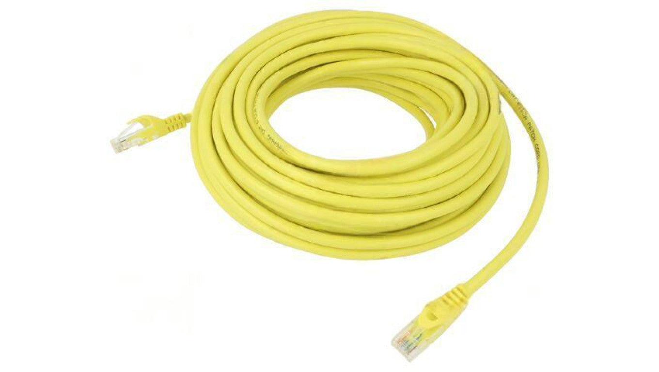 Patch cord U/UTP Cat: 6 RJ45 wtyk z obu stron linka CCA 15m PCU6-10CC-1500-Y