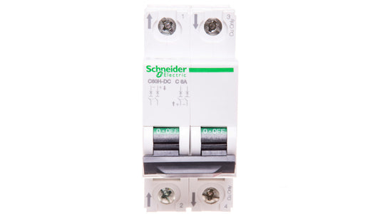 Wyłącznik nadprądowy 2P C 6A 6kA DC C60H-DC Acti9 A9N61526