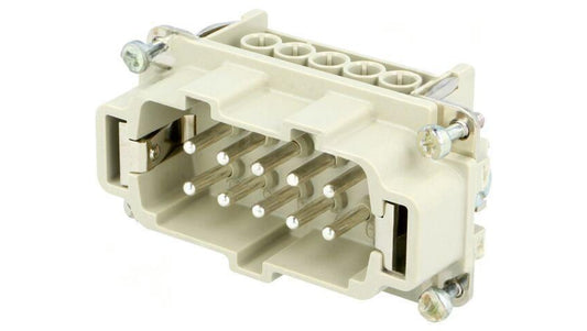 Złącze HDC wkładka stykowa męskie 16A 500V -PIN 10 10+PE C14610A0101021