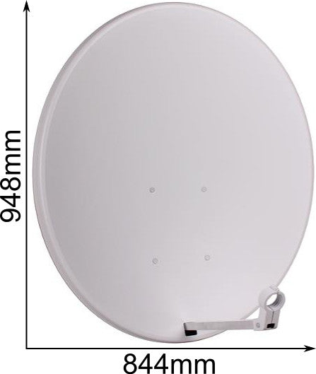 CZASZA ANTENA 90 CM JASNA (COR-900SAE-J); 7581