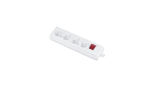 Rozgałęźnik do przedłużacza z wyłącznikiem 4-gniazda b/u 16A 250V GN-460WS