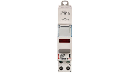 Przycisk modułowy 20A 1R z lampką LED 110/400V czerwoną LP472 412940