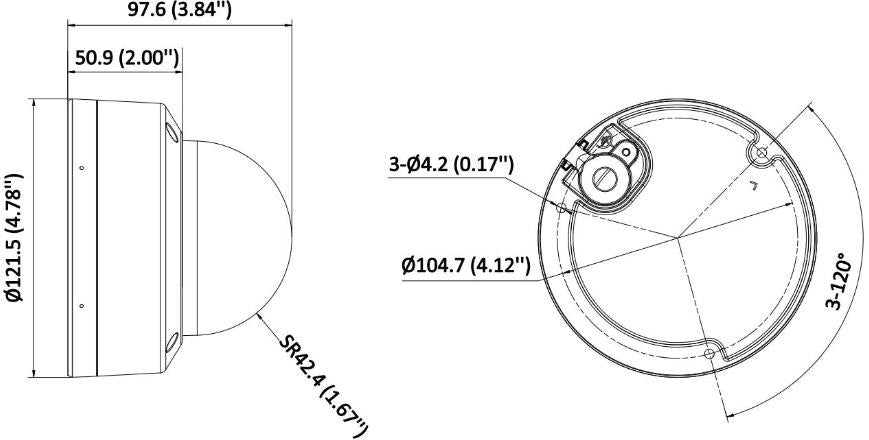 Kamera IP Hikvision DS-2CD1763G2-LIZU(2.8-12mm)