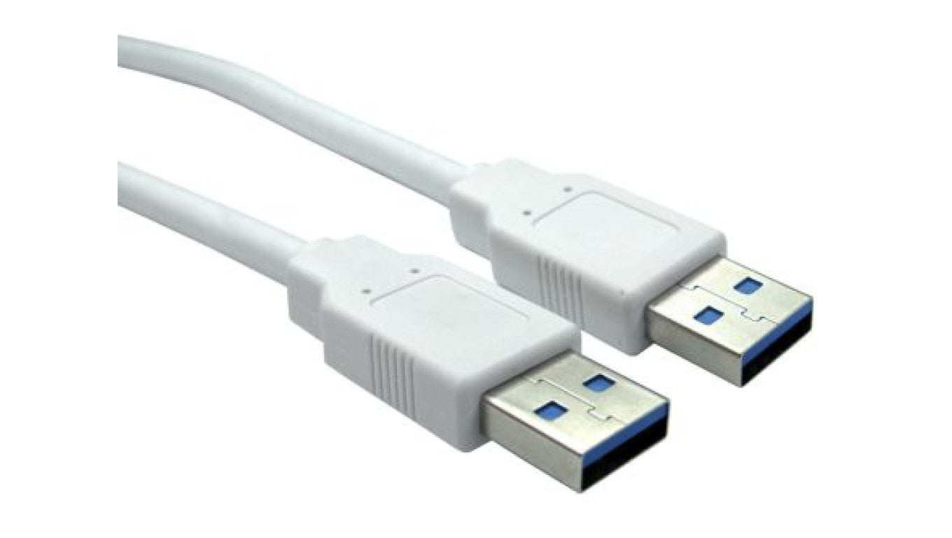 Kabel USB, dł. 0.8m, kolor: Biały