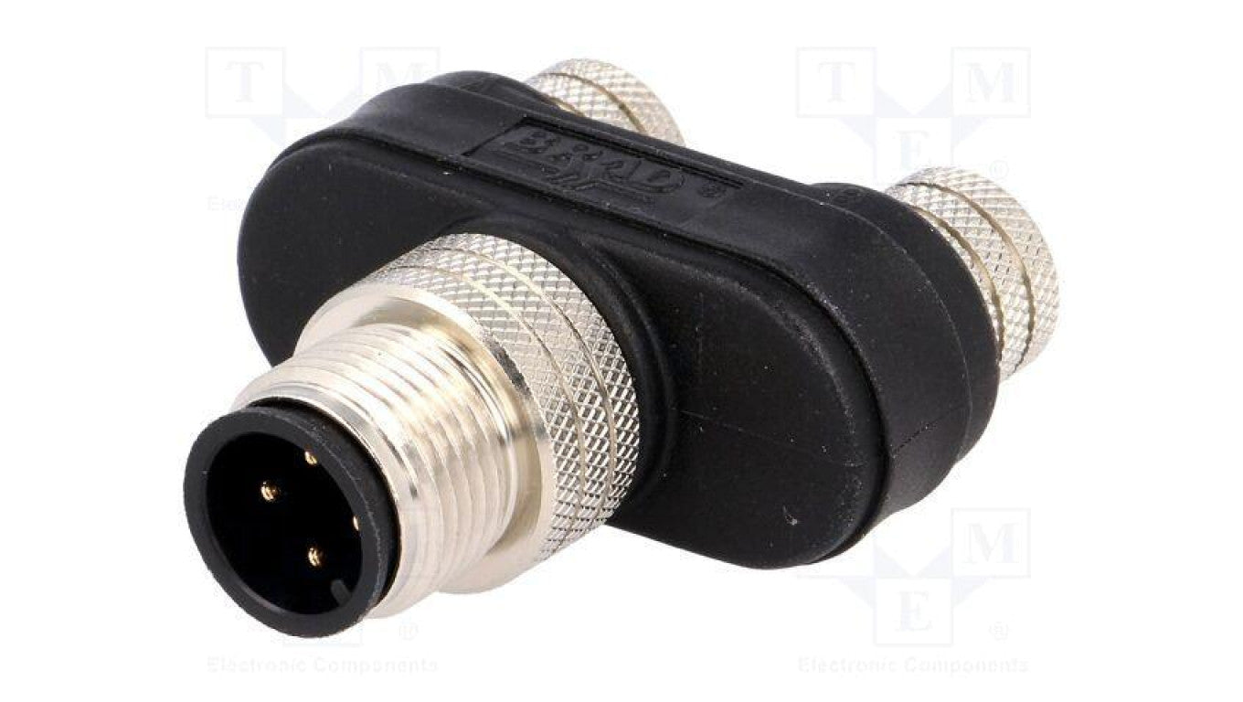Adapter M12 męski M8 żeński x2 kod A-DeviceNet / CANopen 1200890031