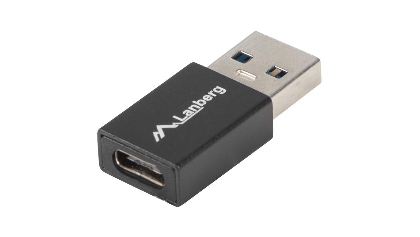 Adapter OTG Przejściówka USB 3.1 A / typ-C (wtyk / gniazdo) Lanberg