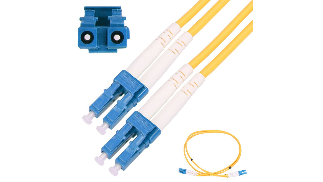 Patchcord Jednomodowy, Duplex, 9/125um, 3mm, 3m Extralink LC/UPC-LC/UPC