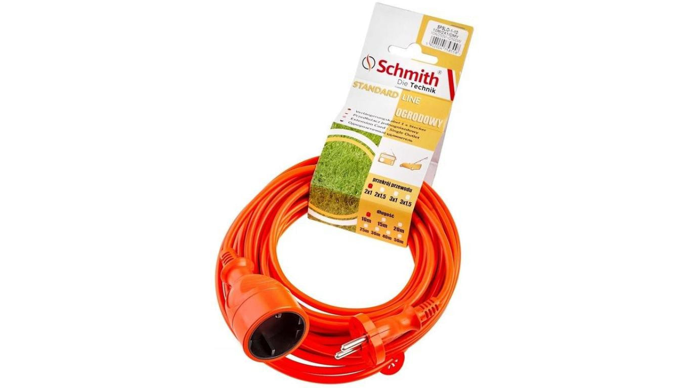 Przedłużacz ogrodowy budowlany 30m 2x1mm Schmith