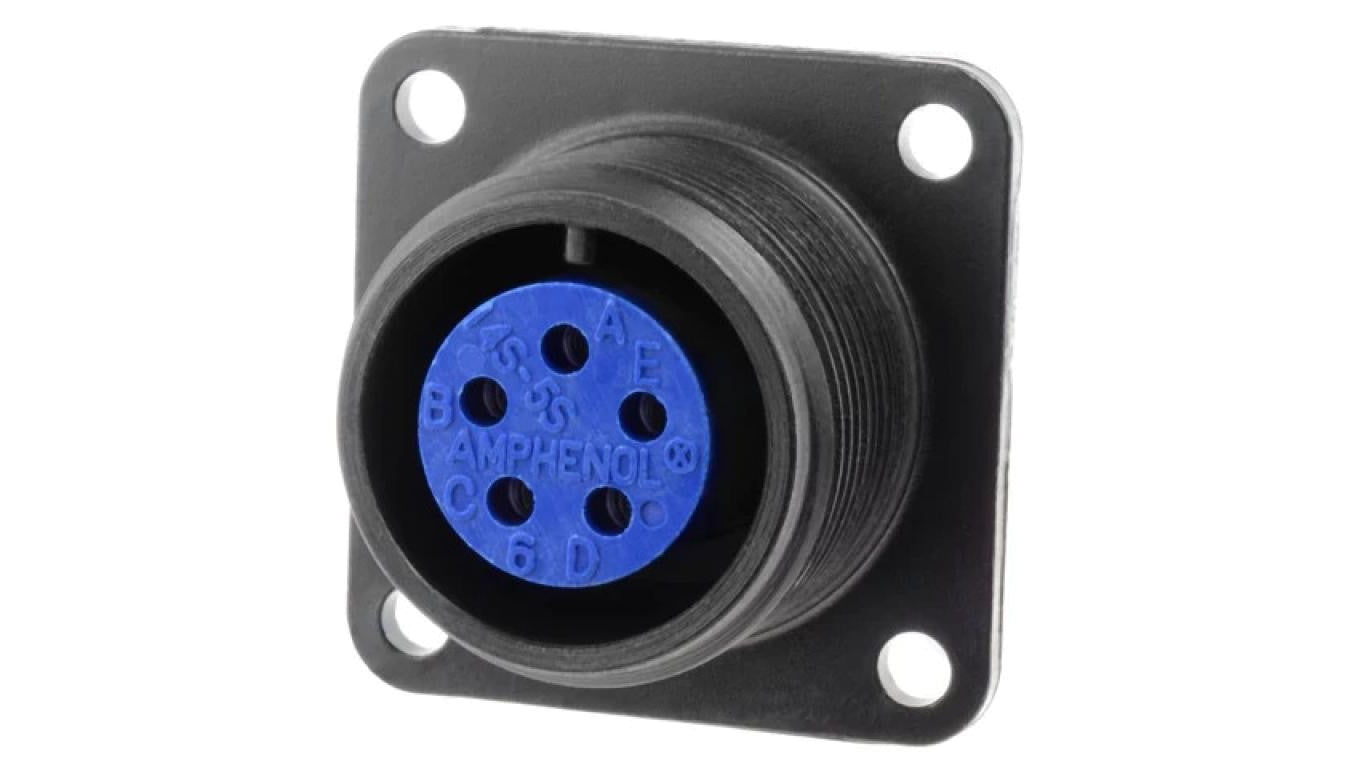 Złącze okrągłe -PIN 5rozmiar 14S 97 stop aluminium 97-3102A-14S-5S