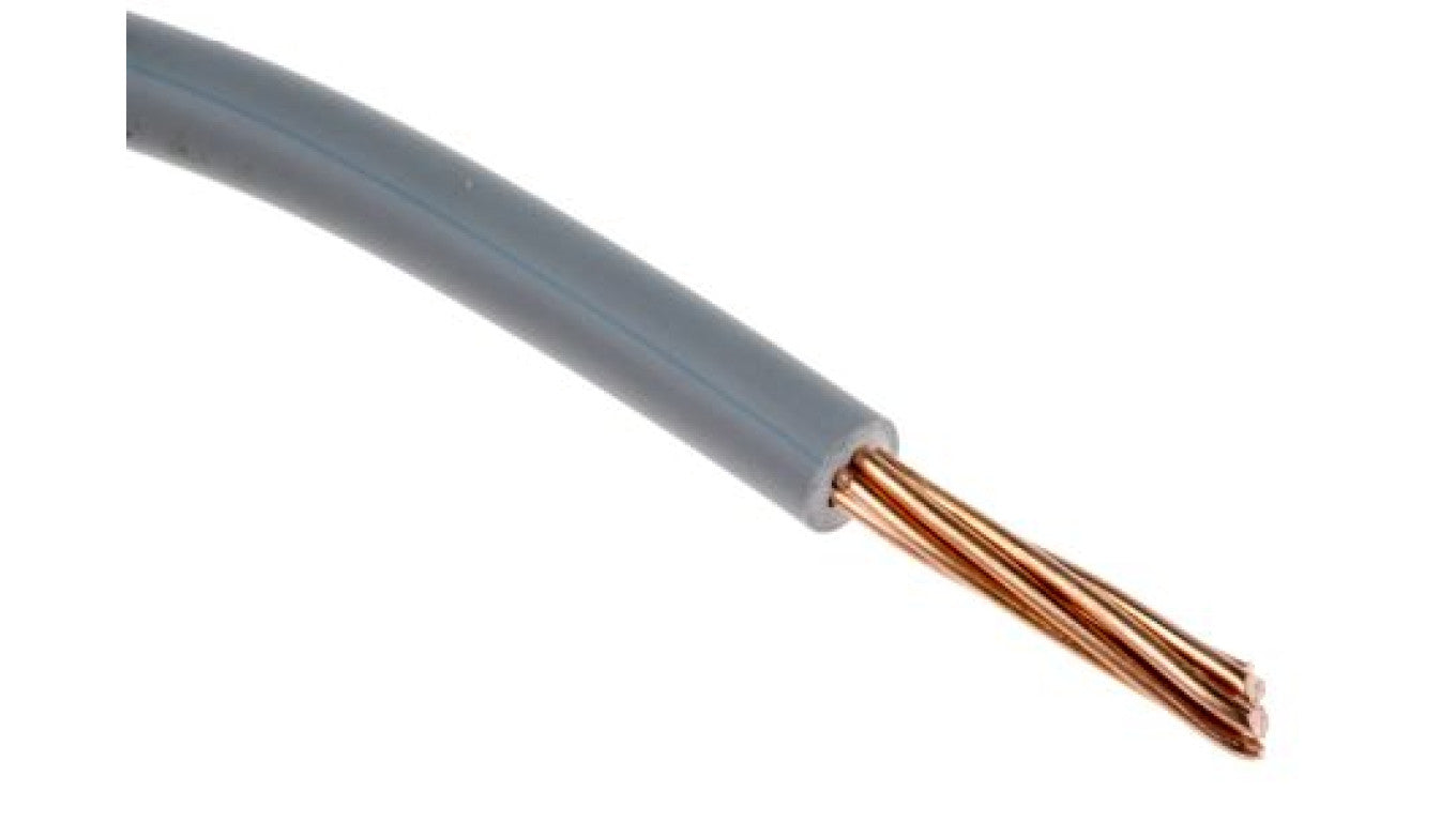 Przewód instalacyjny, 6491B, H07Z-R, 2,5 mm² CSA , 750 V, kolor: Szary
