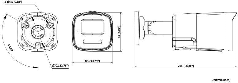 KAMERA IP HIKVISION DS-2CD1T67G2H-LIUF/SL 2.8mm