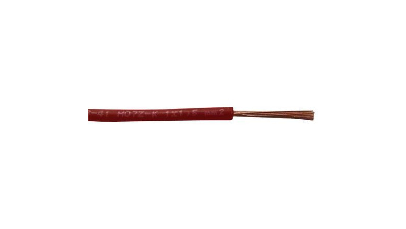 Przewód jednożyłowy linkowy, Przewód do urządzeń, 2,5 mm², 13 AWG, Poliolefina usieciowana EI5, typ EI 5 wg EN 50363-5,