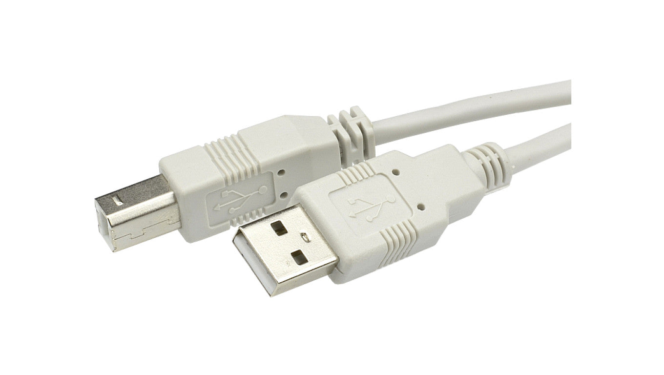 NEKU Kabel drukarkowy USB 2.0 A / B (wtyk / wtyk) szary 3m