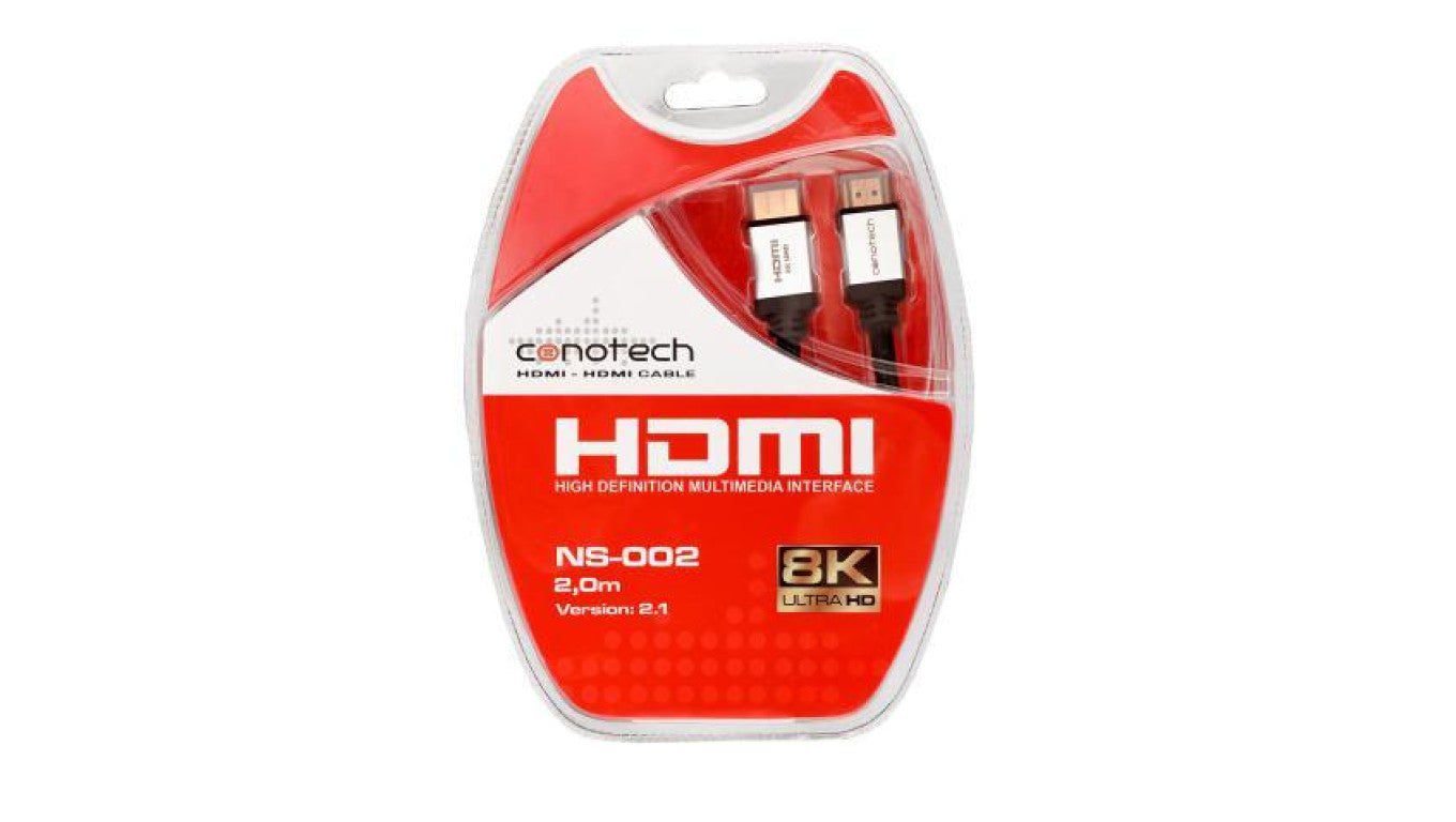 KABEL HDMI Conotech NS-002 ver.2.1 ULTRA HIGH SPEED 8K - 2m