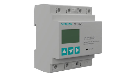 Cyfrowy wskaźnik panelowy mocy LCD 3-fazowy MID Siemens 3657