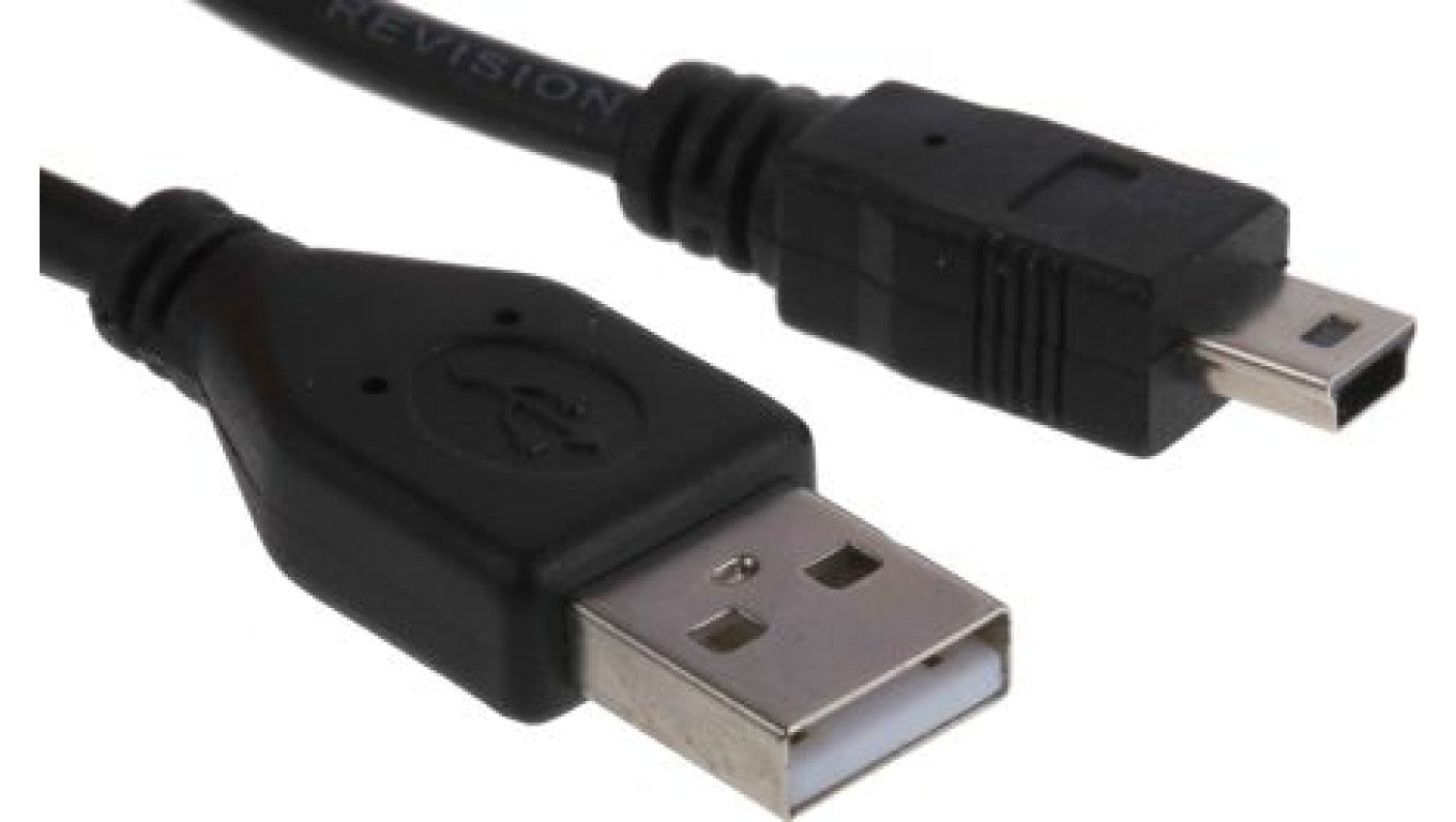 Kabel USB, dł. 0.5m, kolor: Czarny