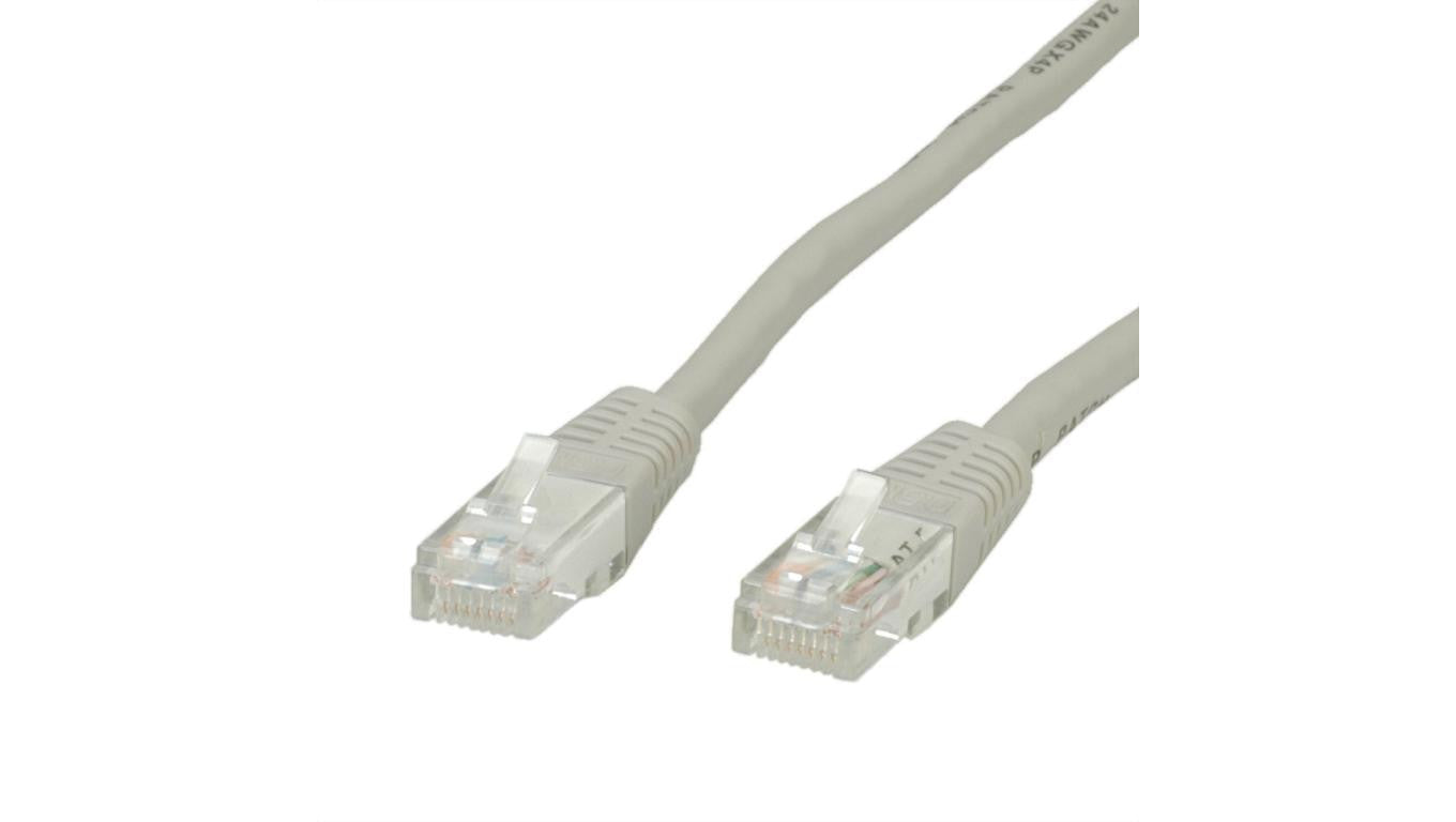 VALUE Kabel krosowy Cat.6 UTP (klasa E), szary, 2 m