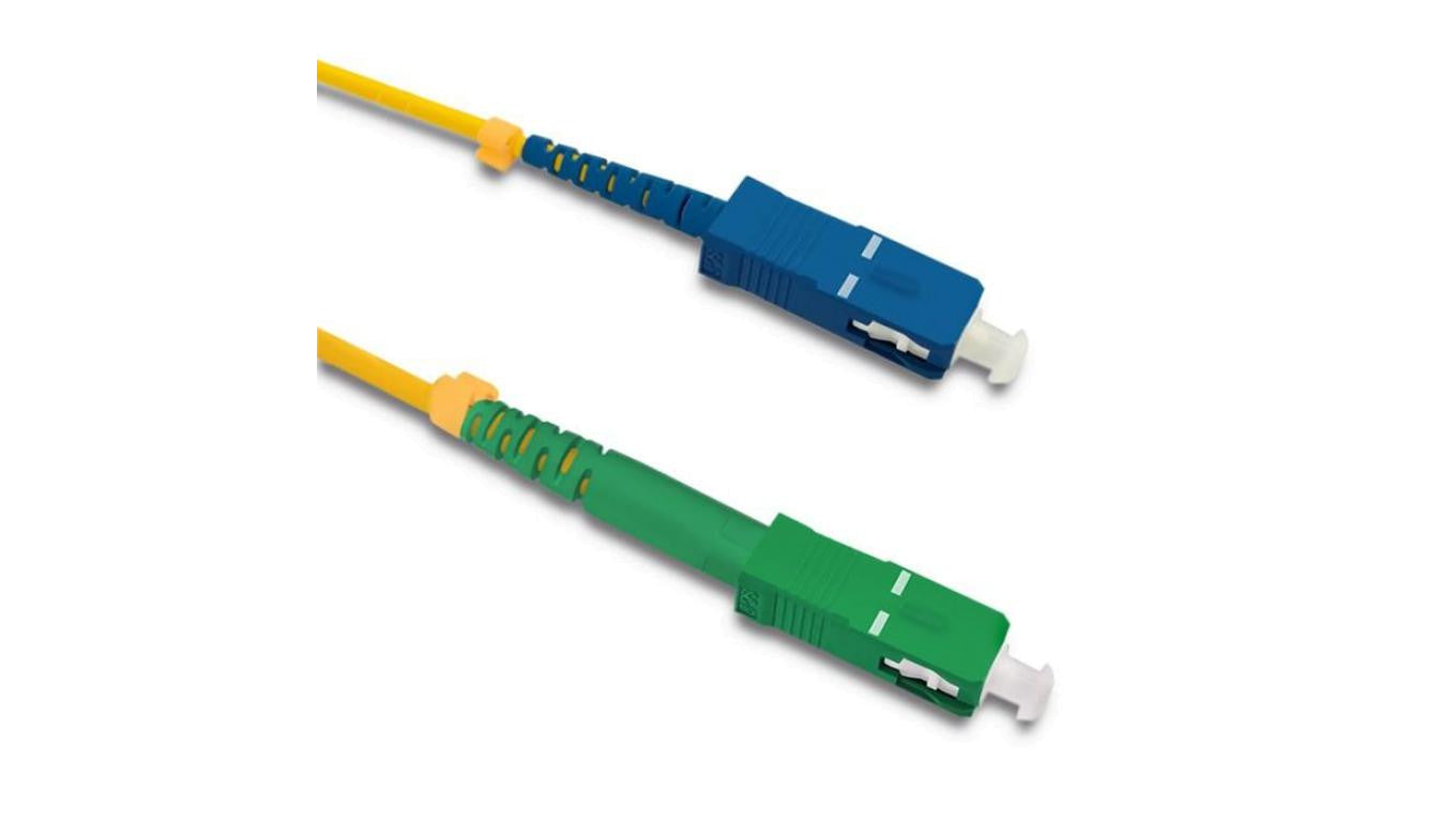 Qoltec Patchcord światłowodowy SC/APC - SC/UPC Singlemode 9/125 G652D Simplex 5m