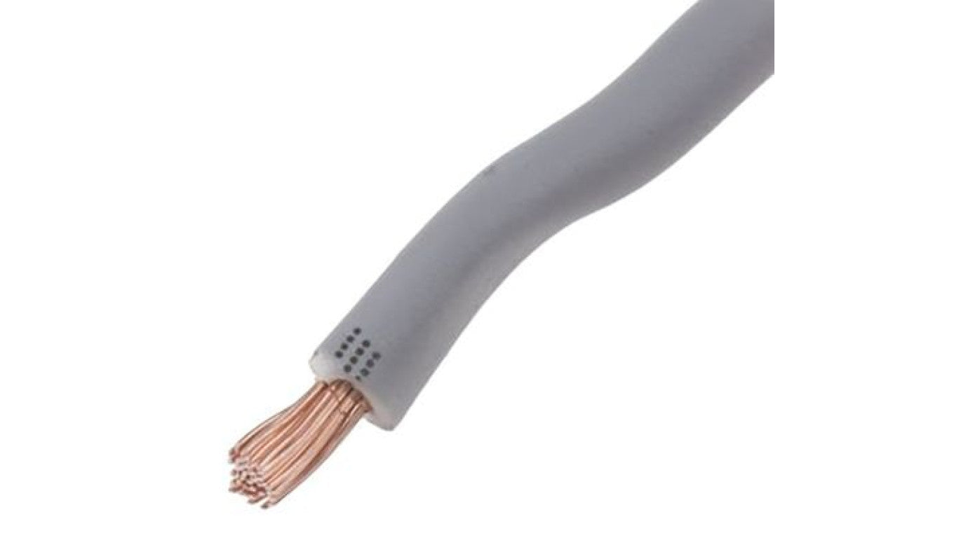 Przewód zasilający 1 Core Polichlorek winylu PVC Sheath Szary 4.8mm od , 750 V
