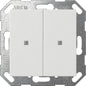 GIRA czujnik przyciskowy 2x KNX ONE System 55 biały 517303