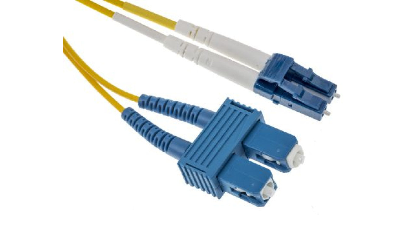 Kabel światłowodowy, OS1 Jednomodowy, Żółty, LC/SC