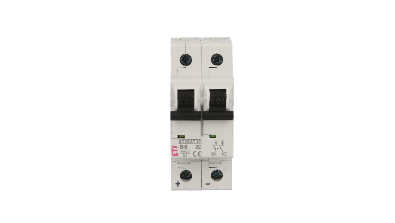 Wyłącznik nadprądowy 2P B 6A 6kA DC ETIMAT10 002128712