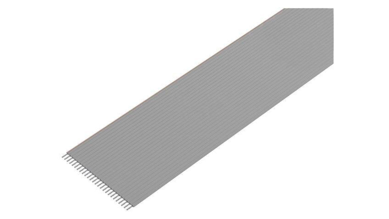 Przewód o dł 30,5m wstążkowy 1,27mm linka Cu nieekranowany PVC szary 3801/26 (100FT)