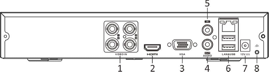 Rejestrator 5w1 Hilook 8-kanałowy 5MP DVR-208Q-M1 (E)