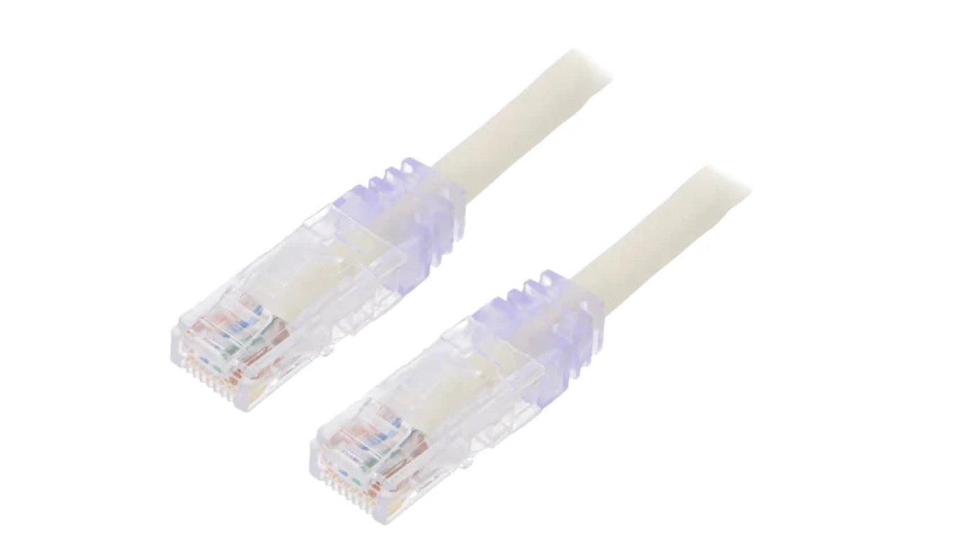 Patch cord TX6™ PLUS,U/UTP 6 linka Cu LSZH biały 0,5m 24AWG UTPSP0.5MY