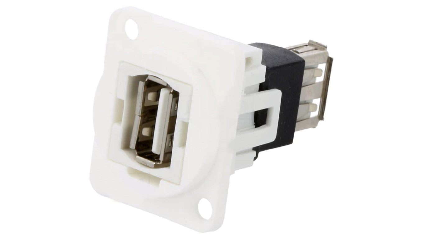 Łącznik USB A - USB A 2.0 FT plastik 19x24mm CP30208NW