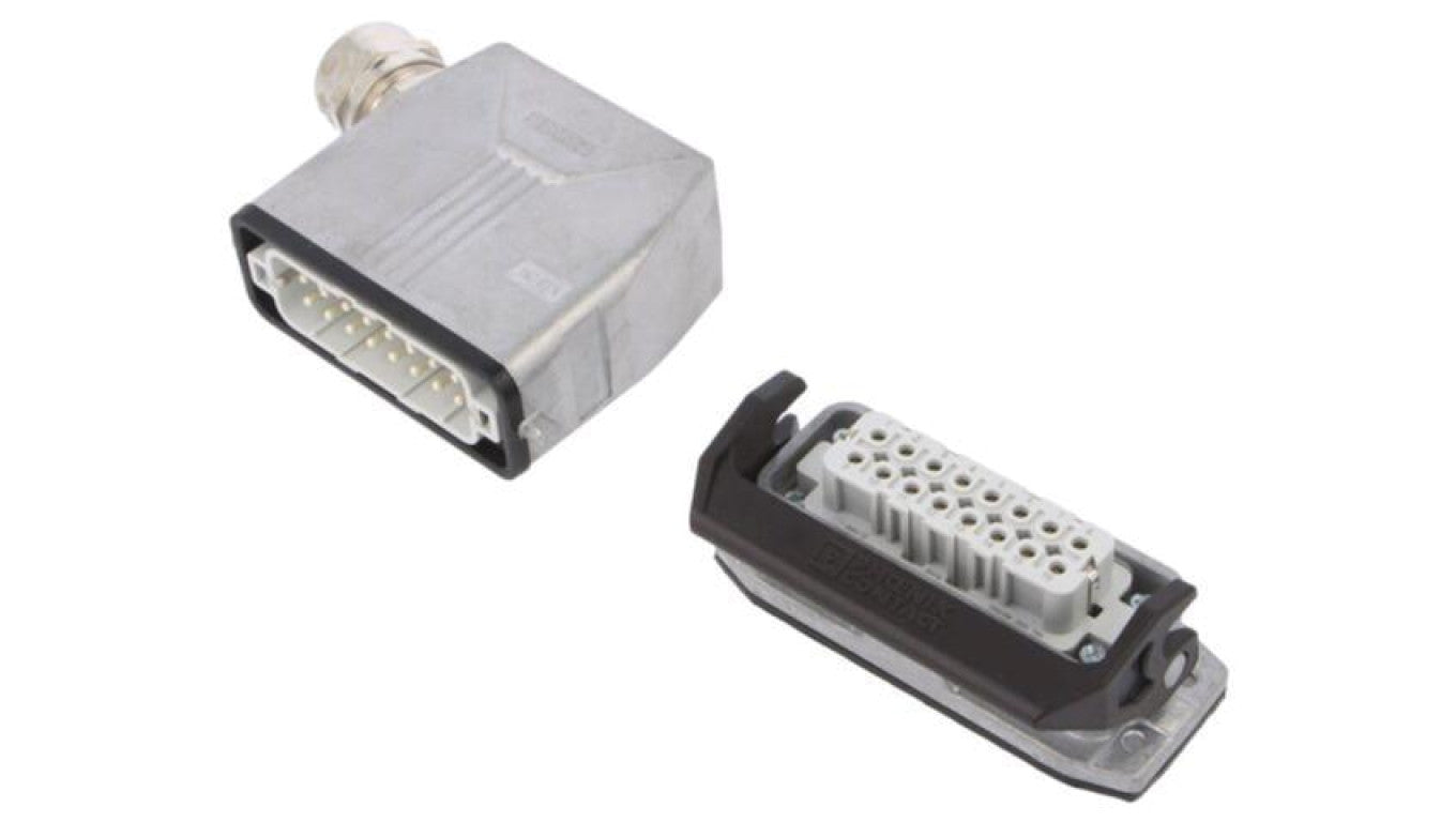 Złącze HDC, męskie + żeńskie, il.-PINów: 16, 16A, 250V, HDC, 16+PE, M25 1424463