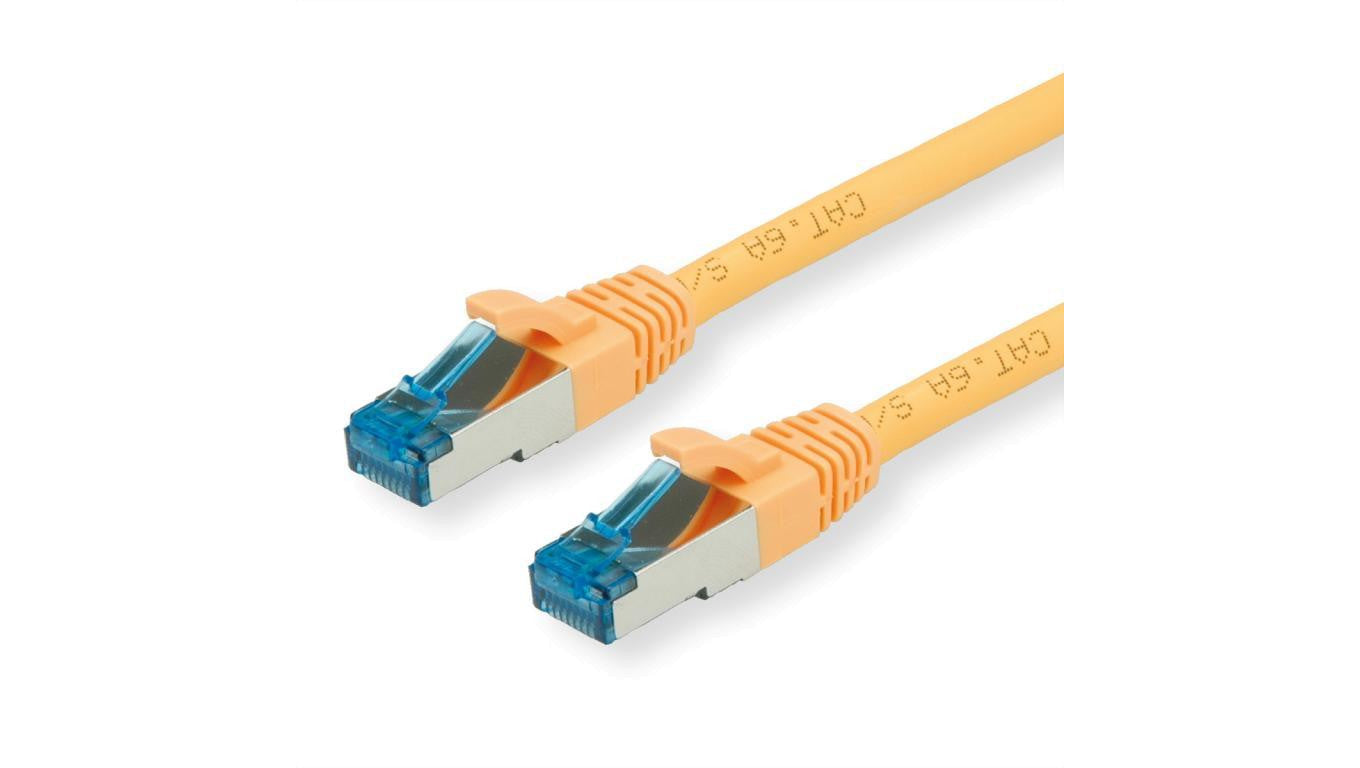 VALUE Kabel krosowy Kat.6A (klasa EA) S/FTP (PiMF), LSOH, żółty, 5 m