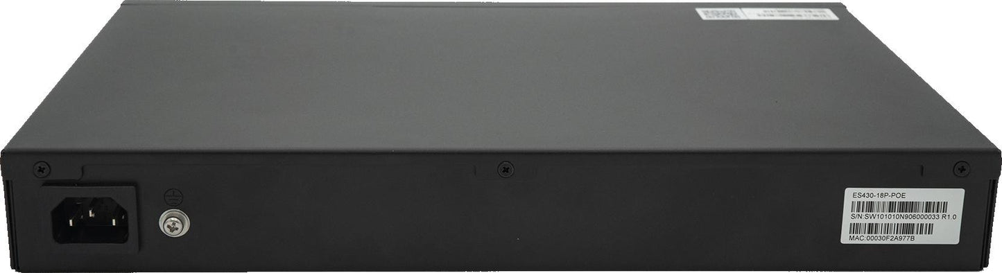 SWITCH DCN ES430-18P-POE L2 16xPoE+/2xSFP (250W)