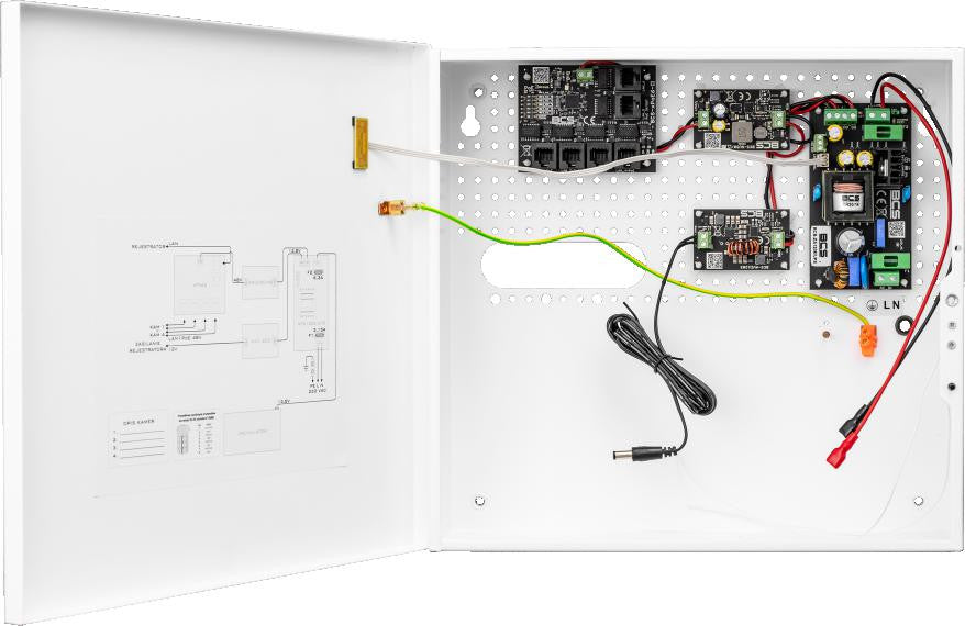 Zestaw do zasilania buforowego 5 odbiorników PoE BCS POWER BCS-UPS/IP4/E-S