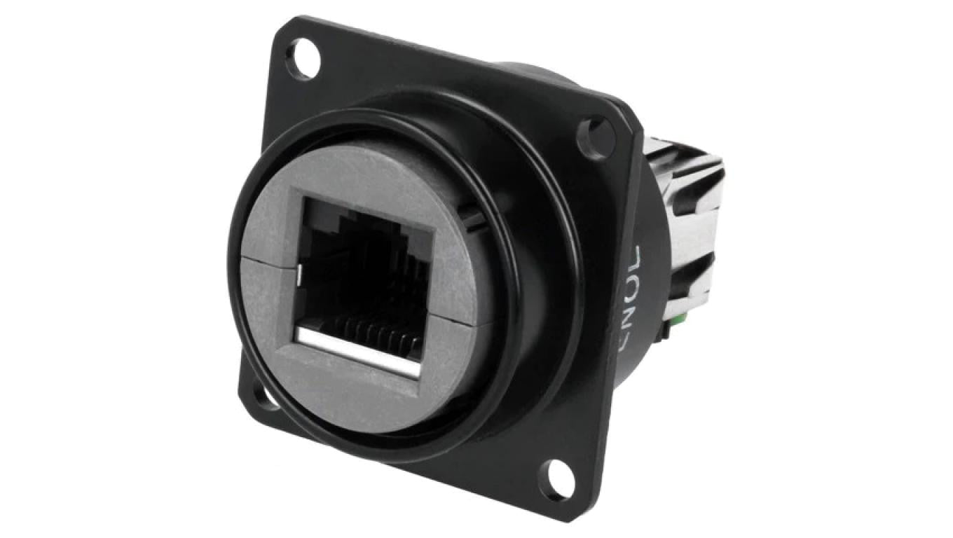 Łącznik RJ45 RJF Kat 5e nieekranowane Układ 8p8c IP67 -PIN 8 RJF21B