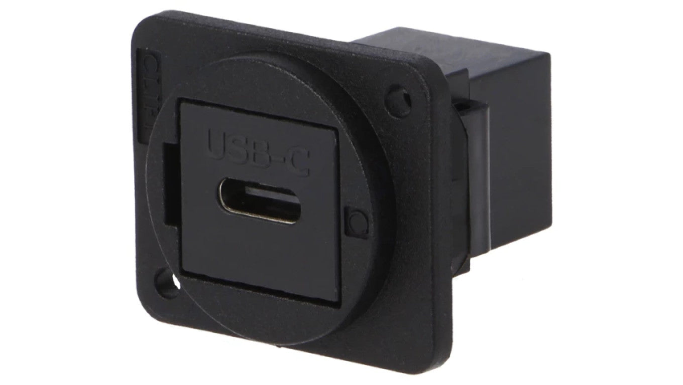 Łącznik USB C - USB C FT plastik 19x24mm CP30201X