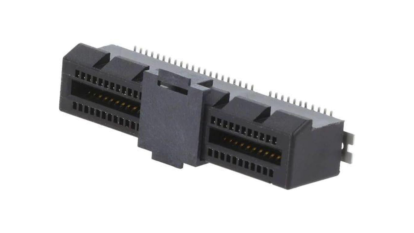 Złącze do kart proste SMT na PCB złocony selektywnie -PIN 64 10061913-101CLF