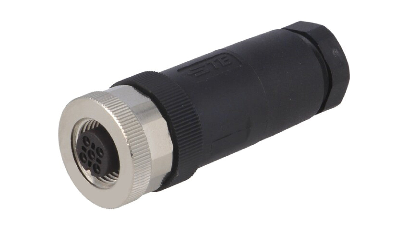 Złącze okrągłe M12 żeńskie proste nieekranowane 5-PIN 60V PG9 T4110002051-000