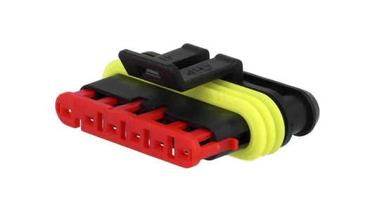 Złącze przewód-przewód Superseal 1.5 wtyk żeńskie 6-PIN IP67 282090-1