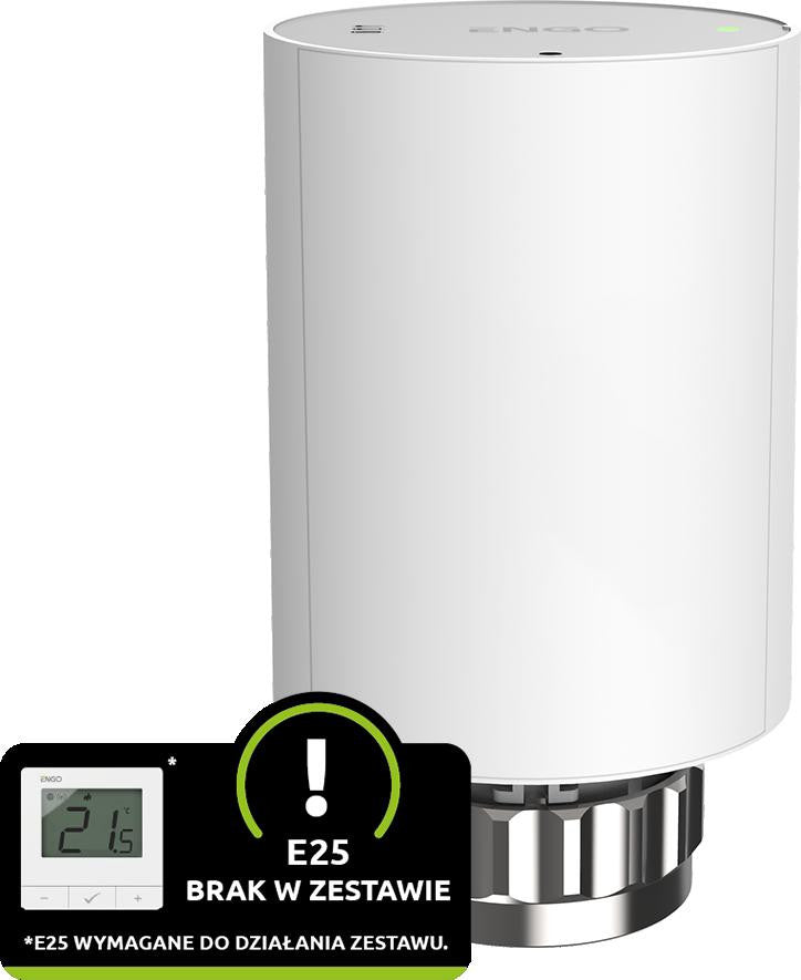 ENGO Controls ETRV-M28 - Bezprz., elektroniczna głowica grzejnikowa