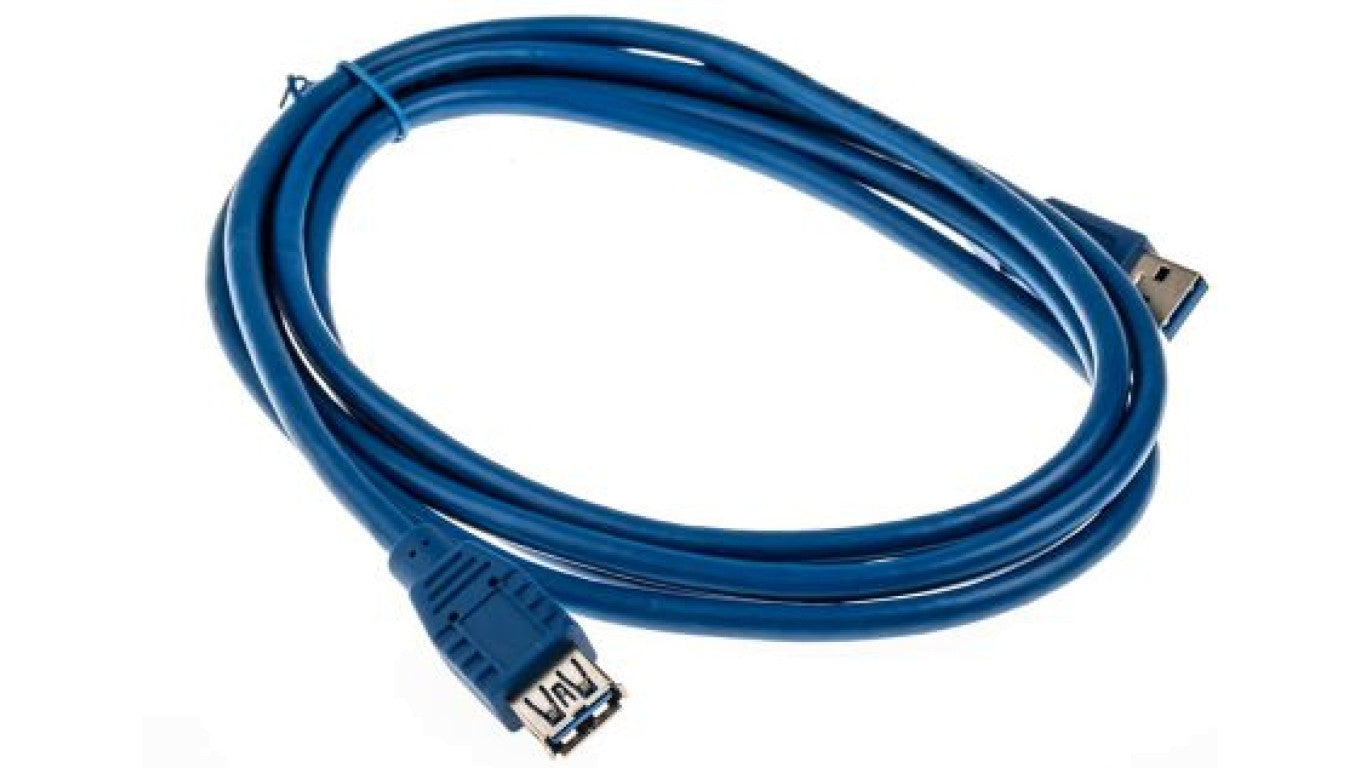Przedłużacz USB, dł. 2m, kolor: Niebieski
