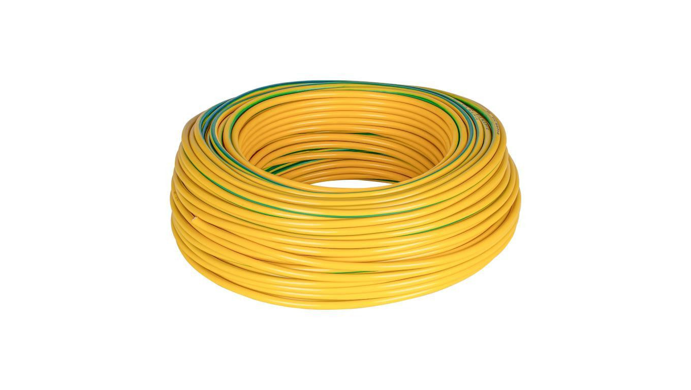 Kabel instalacyjny H07Z1-K 16mm2 jednożyłowy żółto-zielony 450/750V bezhalogenowy B2ca giętki linka Helukabel /100m/