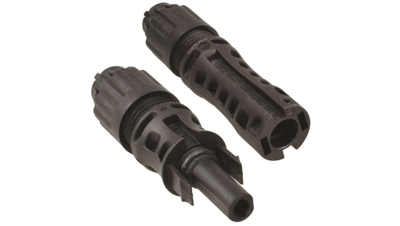Złącze solarne MC4 EVO2 komplet (wtyk + gniazdo) Konektor na przewód 4-6mm2 1500V IP68 Staubli (Multi-Contact)