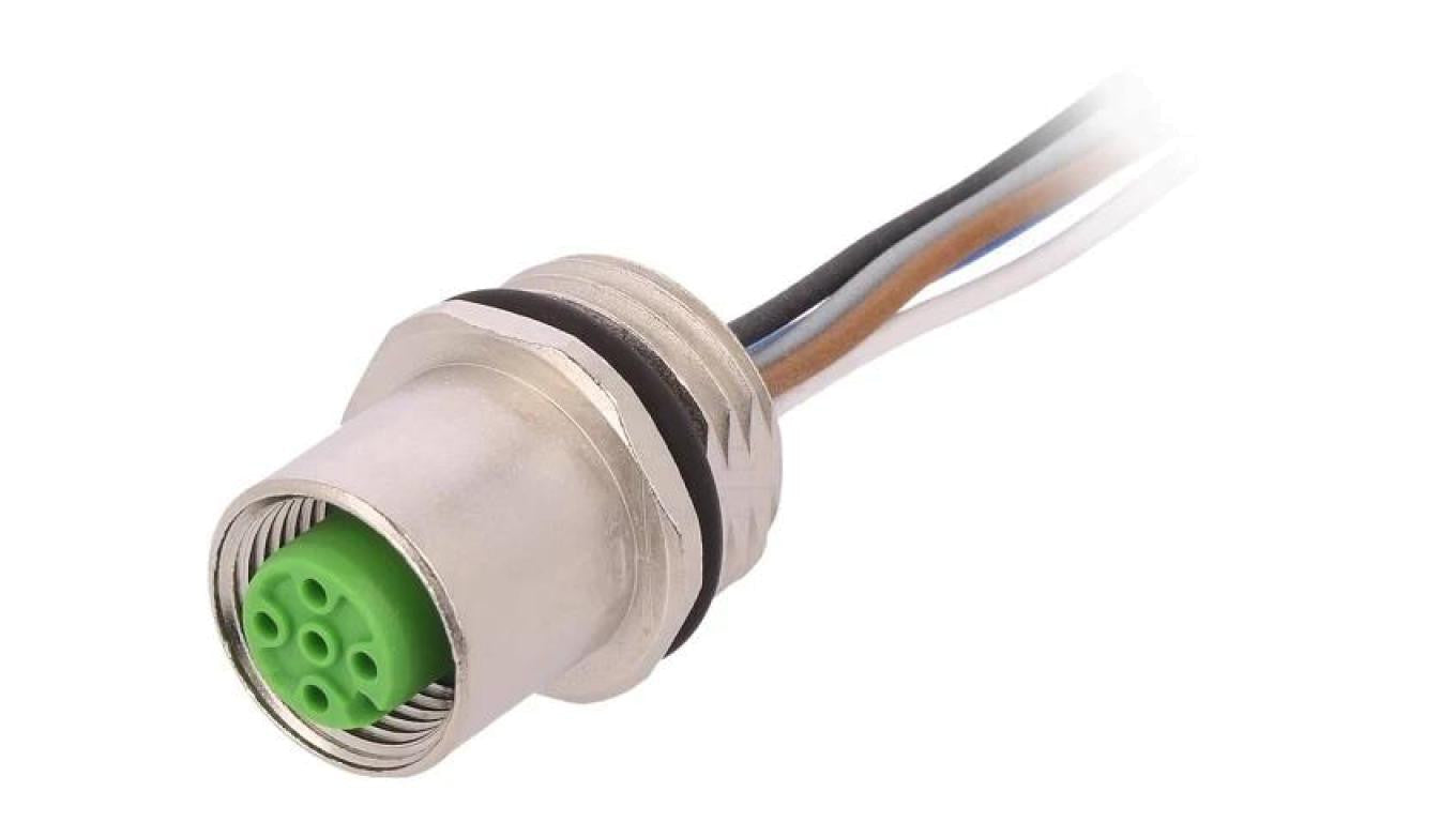 Gniazdo proste M12, P5 z kodowaniem A-DeviceNet / CANopen, 0,5m 7000-13561-9720050